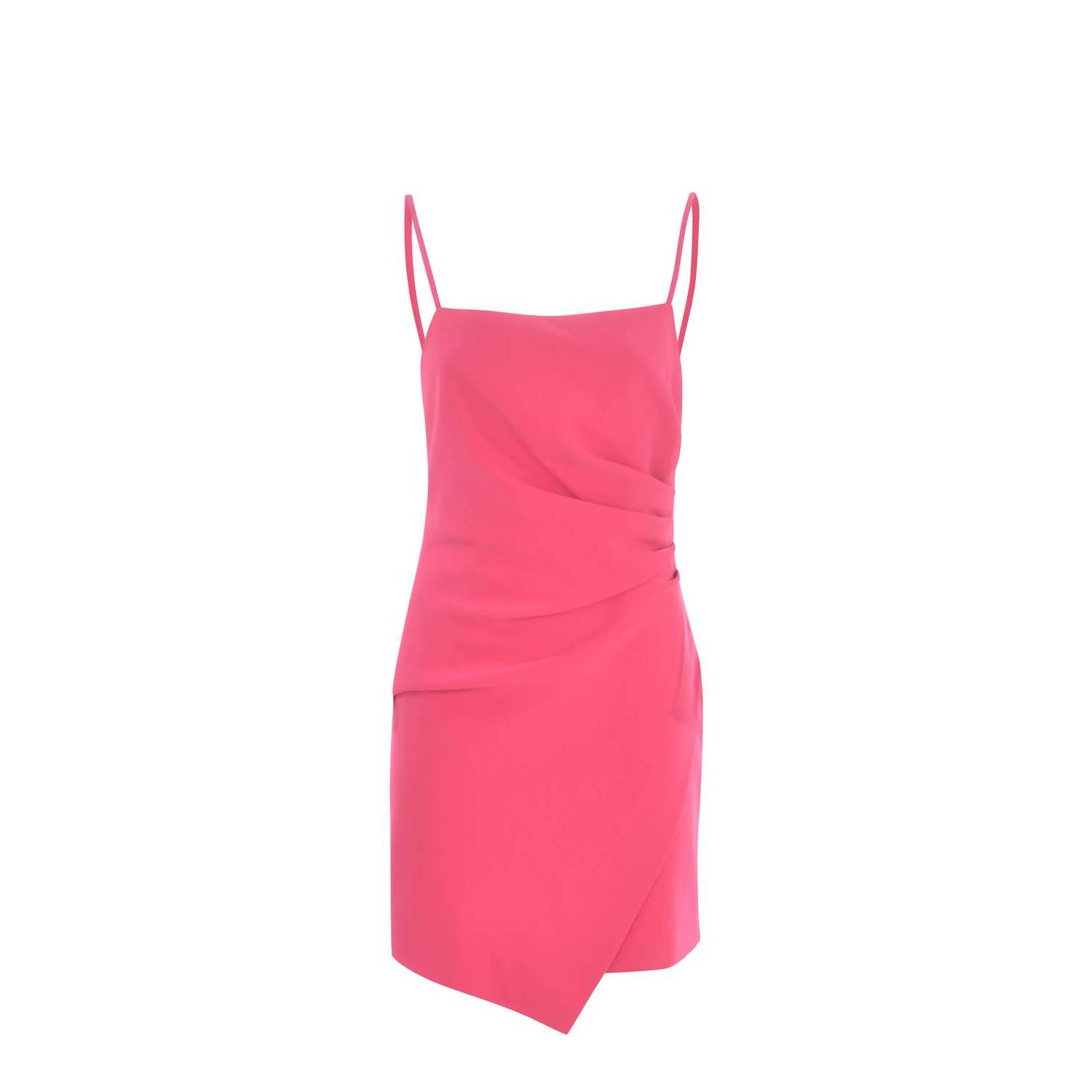 New Pinko Almira Crepe Dress In Pink